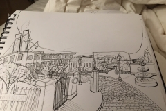 Queue Concept Line Art